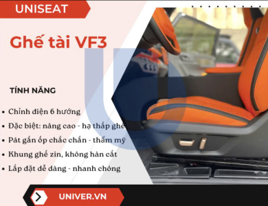 NÂNG CẤP GHẾ ĐIỆN CHO VF3 