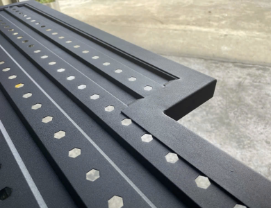 Tấm bảo vệ pin thép mạ kẽm sơn tĩnh điện