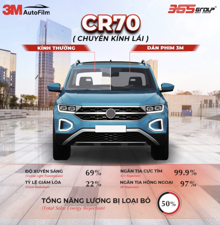 PHIM CÁCH NHIỆT 3M CRYSTALLINE SEDAN