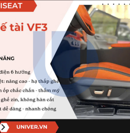 NÂNG CẤP GHẾ ĐIỆN CHO VF3 