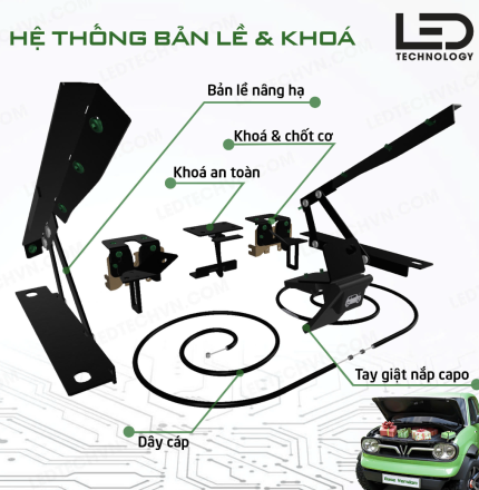 TRANG BỊ CỐP TRƯỚC CHO VINFAST VF3 