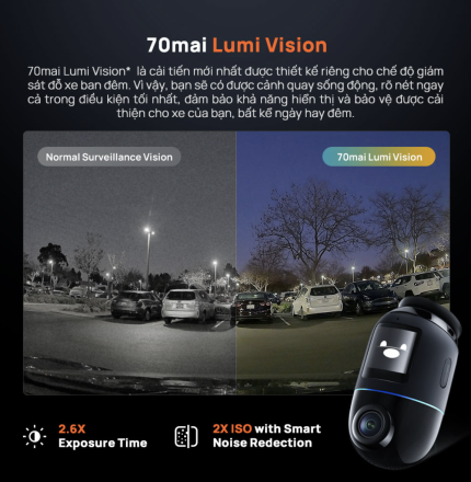Camera hành trình 70mai 4K Omni X800