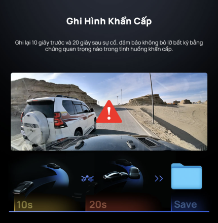 Camera hành trình 70mai 4K Omni X800