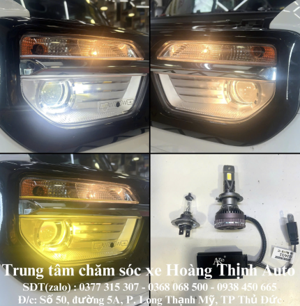 Nâng cấp đèn Led 2 chế độ màu cho Vinfast VF3
