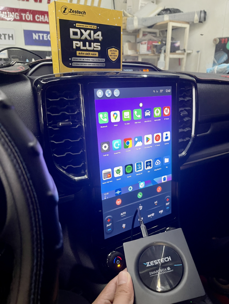 Lắp đặt màn hình ô tô tại Hoàng Thịnh Auto 