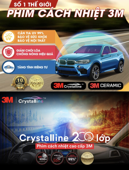 DỊCH VỤ DÁN PHIM CÁCH NHIỆT 3M 